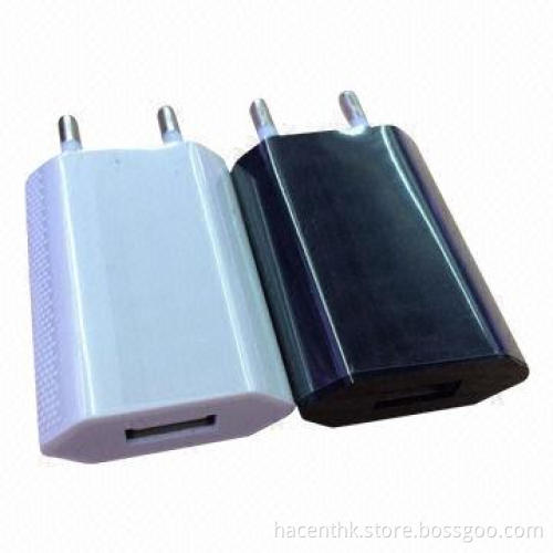 2-pin EU USB Wall Chargers for iPhone 3G/3GS/4/4S/5 and More